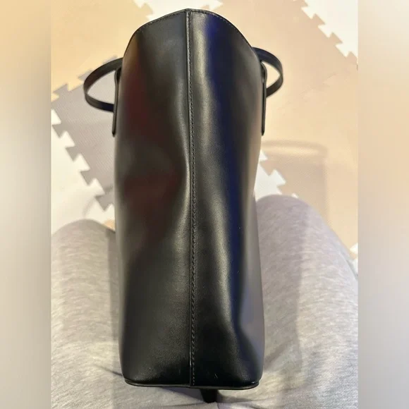 Kate Spade New York Black Leather Tote Bag - Picture 5 of 8